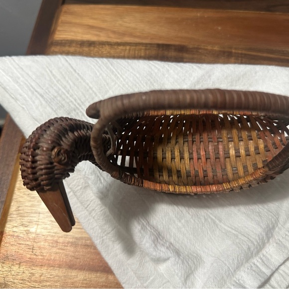 Vintage Woven Duck Basket - Home Accents - Picture 6 of 7